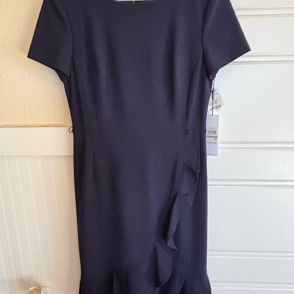 Calvin Klein Dark Blue Midi Dress